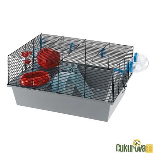 Ferplast Milos Si̇yah Demi̇rli̇ Hamster Kafesi̇ - L