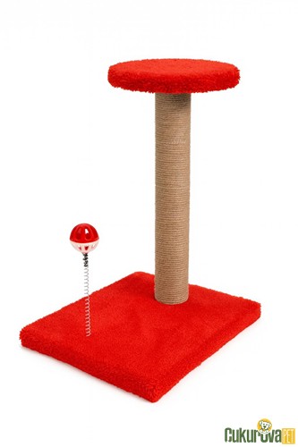 C.p. Kedi̇ Tırmalama Tahtası Hacıyatmazlı 40 x 25 x 40 Cm Kırmızı