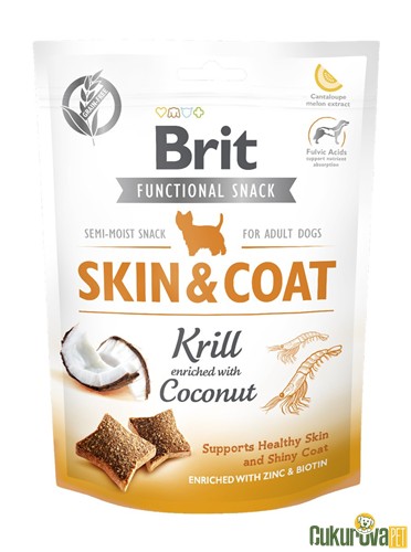 Brit Skin & Coat Kari̇des Ve Hi̇ndi̇stan Cevi̇zli̇ Köpek Ödülü 150 Gr