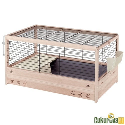 Ferplast Arena 100 Ahşap Tavşan Kafesi̇ 100 x 62.5 x 51 Cm