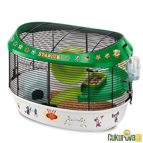 Ferplast Stadium Hamster Kafesi̇ Si̇yah 49 x 34 x 33 Cm