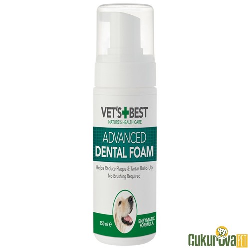 VET'S BEST KÖPEK AĞIZ BAKIM KÖPÜĞÜ 150 ML