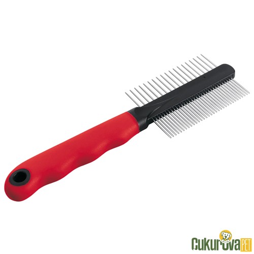 Ferplast Gro 5864 Çift Taraflı Krom Dişli Kedi & Köpek Tarağı