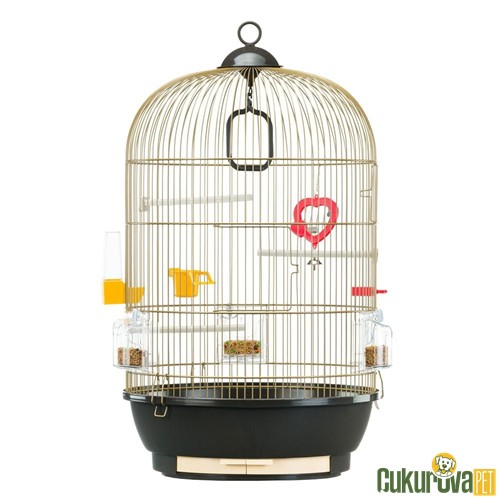 Ferplast Diva Antik Pirinç Kuş Kafesi 40 x 63 Cm