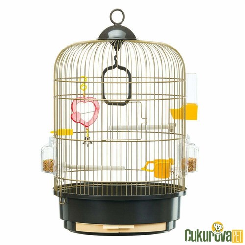 Ferplast Regina Kuş Kafesi Antik Pirinç 32.5 x 49 Cm