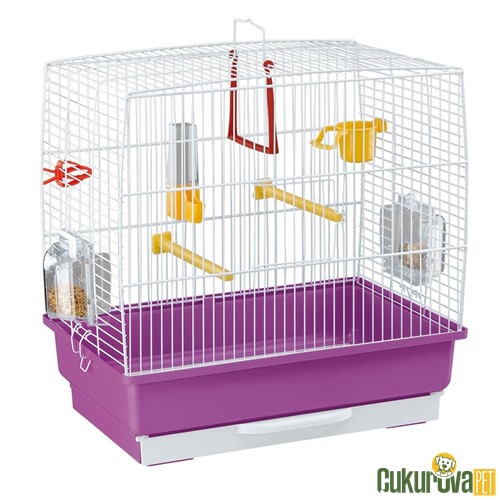 Ferplast Rekord 2 Beyaz Kuş Kafesi 39 x 25 x 41 Cm