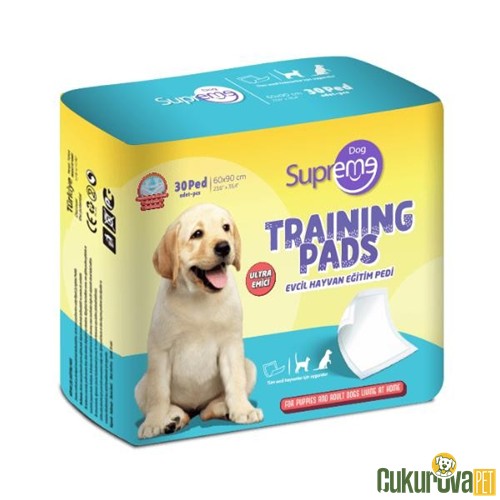 Supreme Dog Ekstra Emici Köpek Eğitim Pedi 30'lu