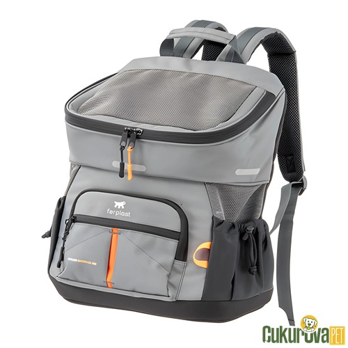 Ferplast Voyager 350 Kedi & Köpek Taşıma Çantası Gri - 29 x 21 x 36 Cm
