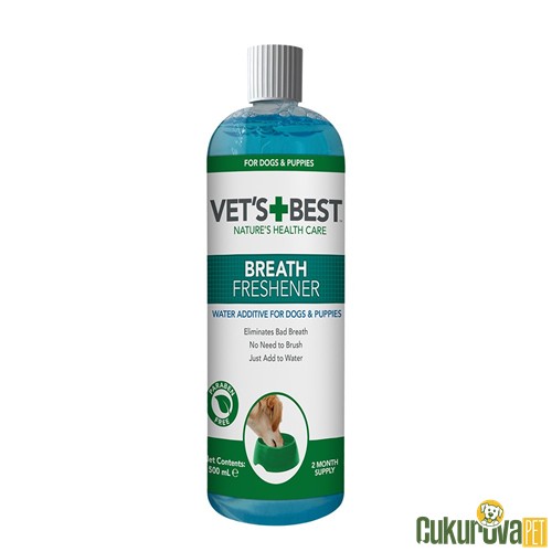 VET'S BEST KÖPEKLER İÇİN AĞIZ BAKIM SUYU 500 ML 