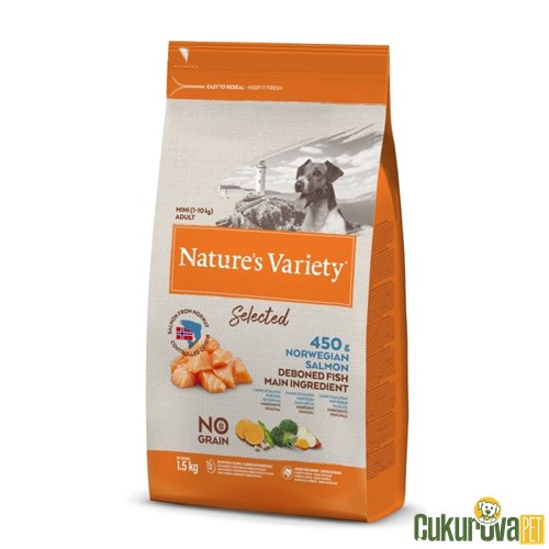 Nature's Variety Norveç Somonlu Mini Irk Yetişkin Köpek Maması 1.5 Kg