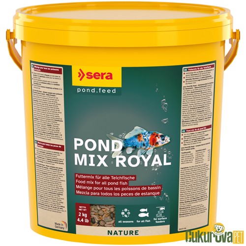 Sera Pond Mix Royal Granül Yem 10 L