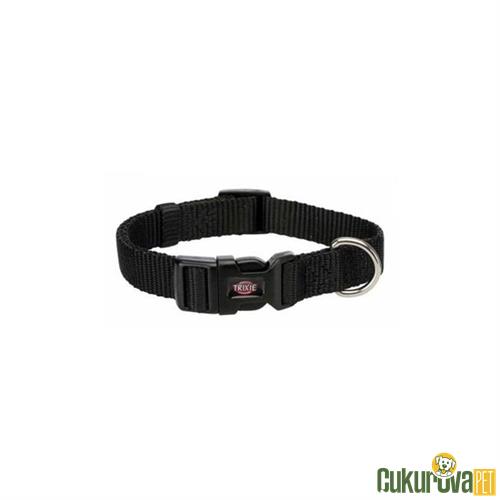 TRIXIE PREMIUM KÖPEK BOYUN TASMASI 25 - 40 CM x 15 MM - S - SİYAH 
