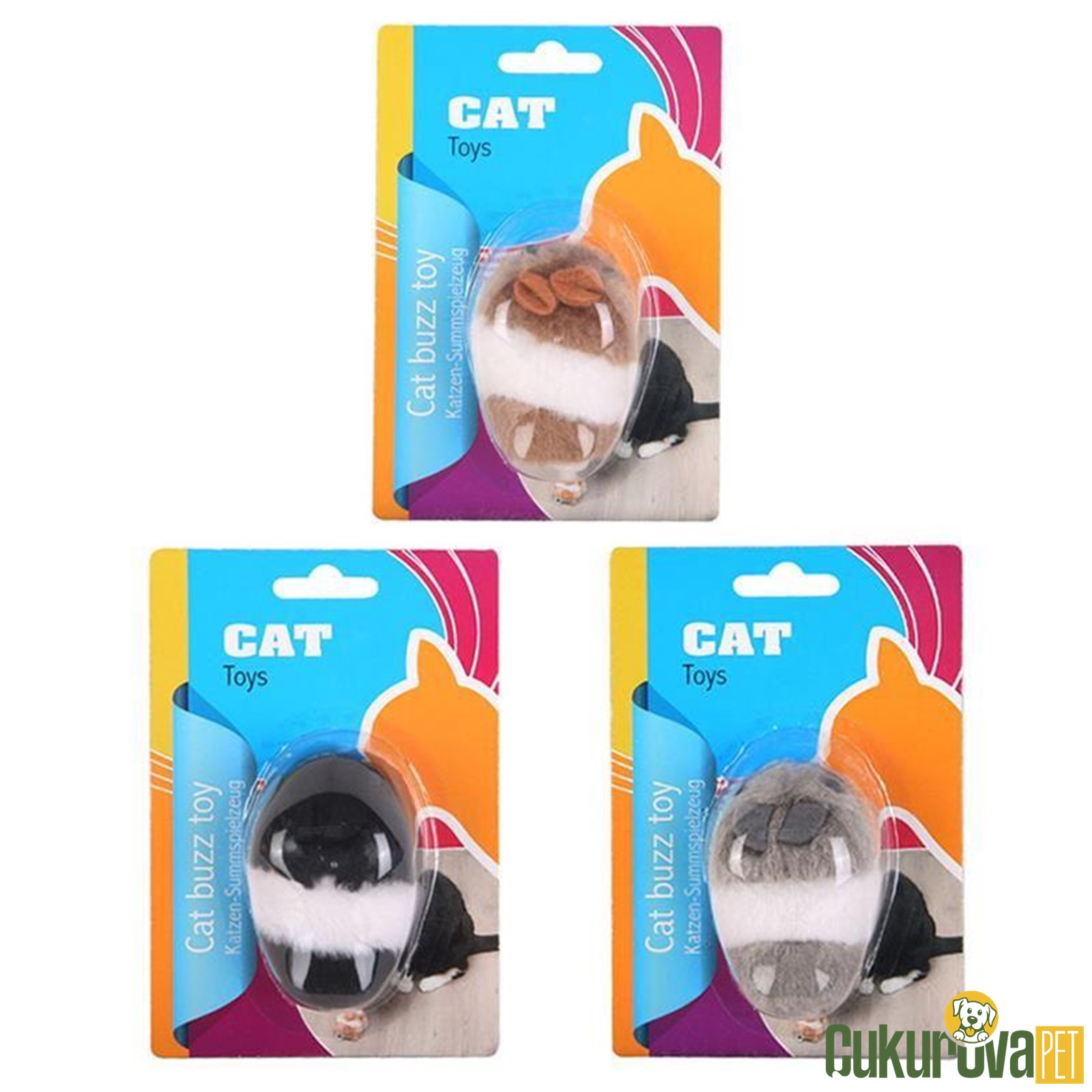 Eastland Ti̇treyen Peluş Fare Kedi̇ Oyuncağı 8 Cm