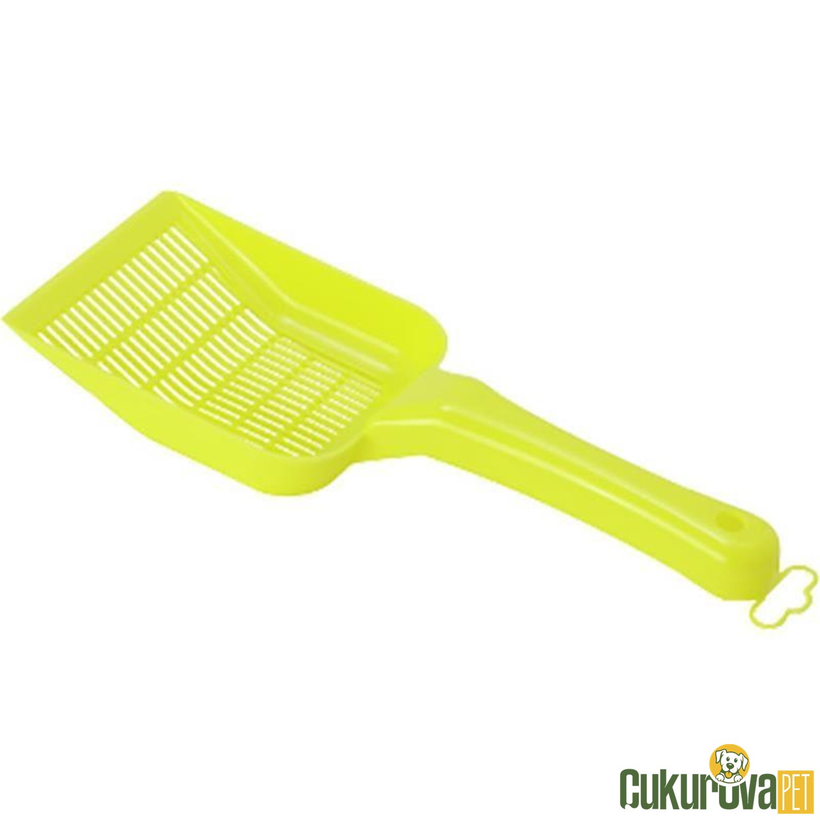 Moderna Kedi Kumu Küreği Dar Aralık Sari 10.3 x 27.8 x 4.3 Cm