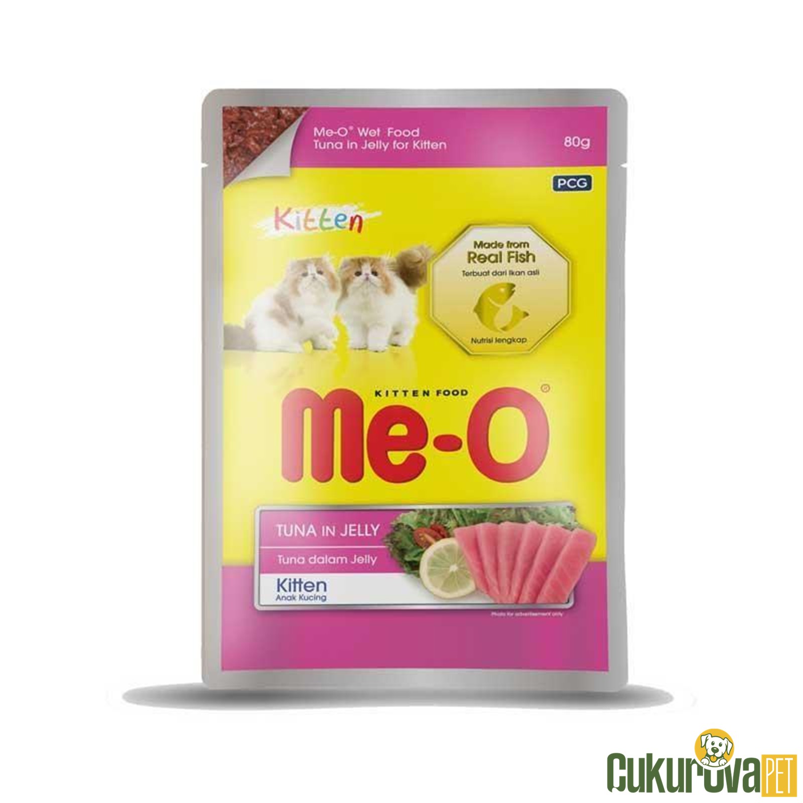Meo Kitten Jöle İçeri̇si̇nde Ton Balıklı Yavru Kedi̇ Yaş Maması 80 Gr