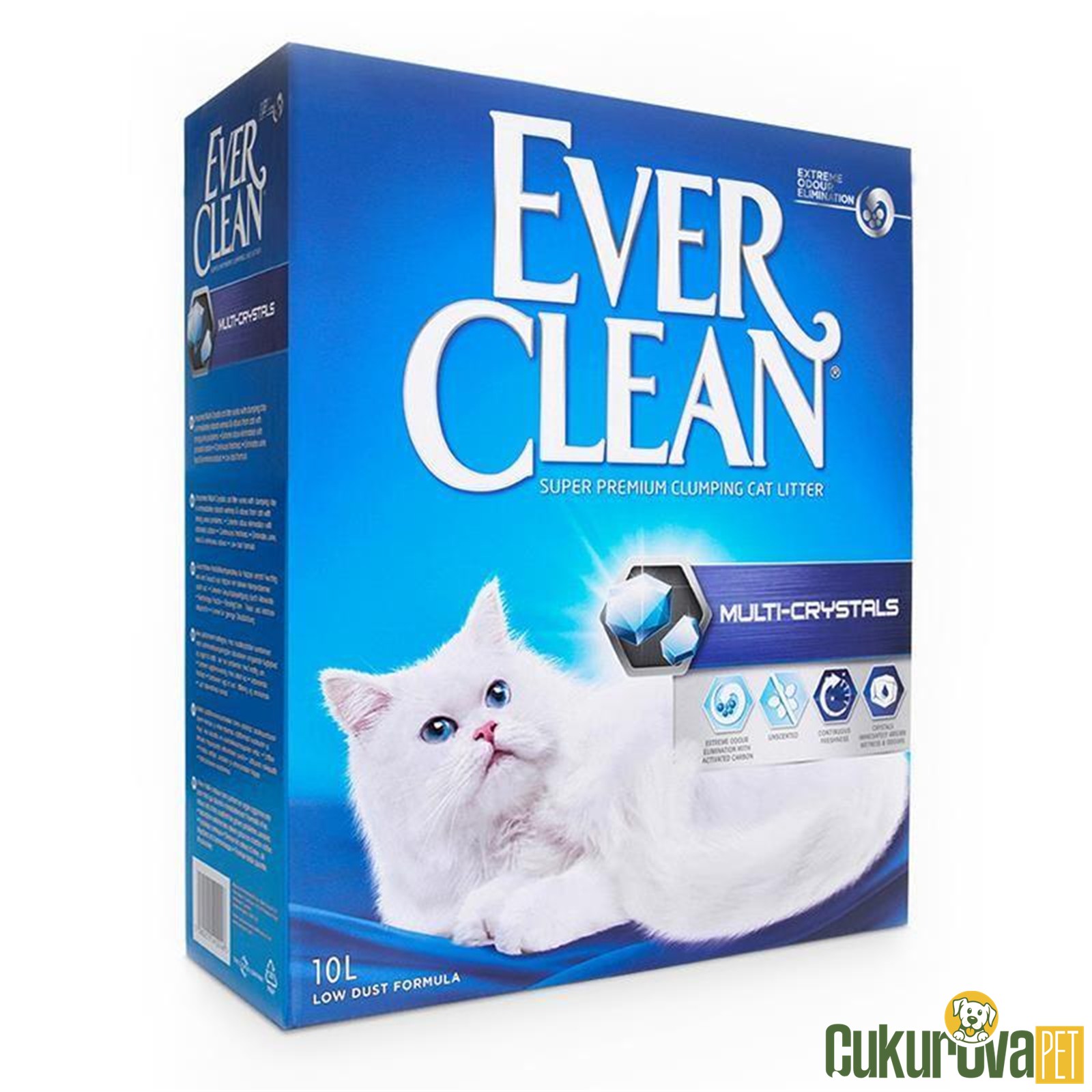 Ever Clean Multi̇ Crystal Blend Multi Kri̇stal Kedi̇ Kumu 10 L