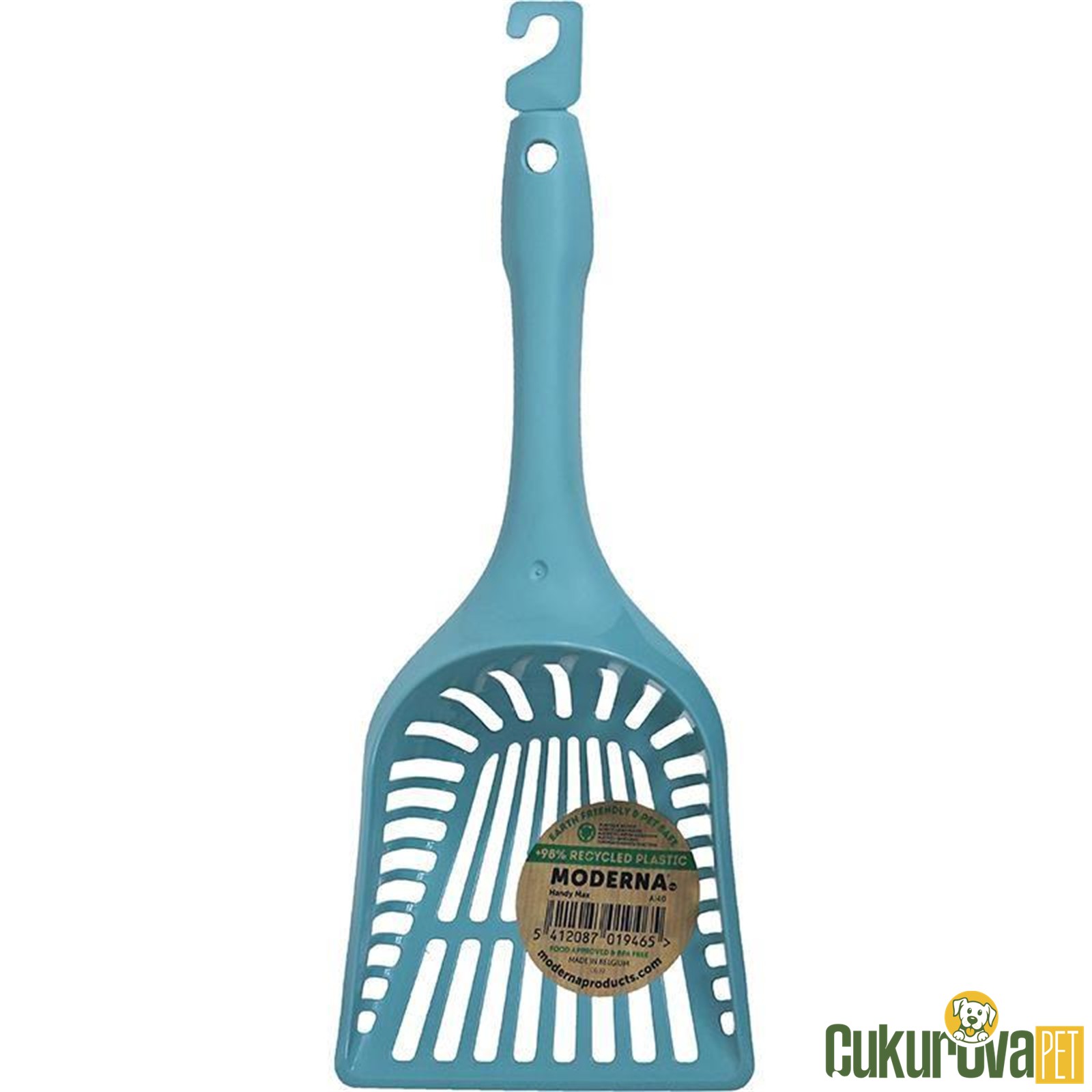 Moderna Handy Kedi Kumu Küreği Jumbo Mavi 30 x 14 x 12 Cm