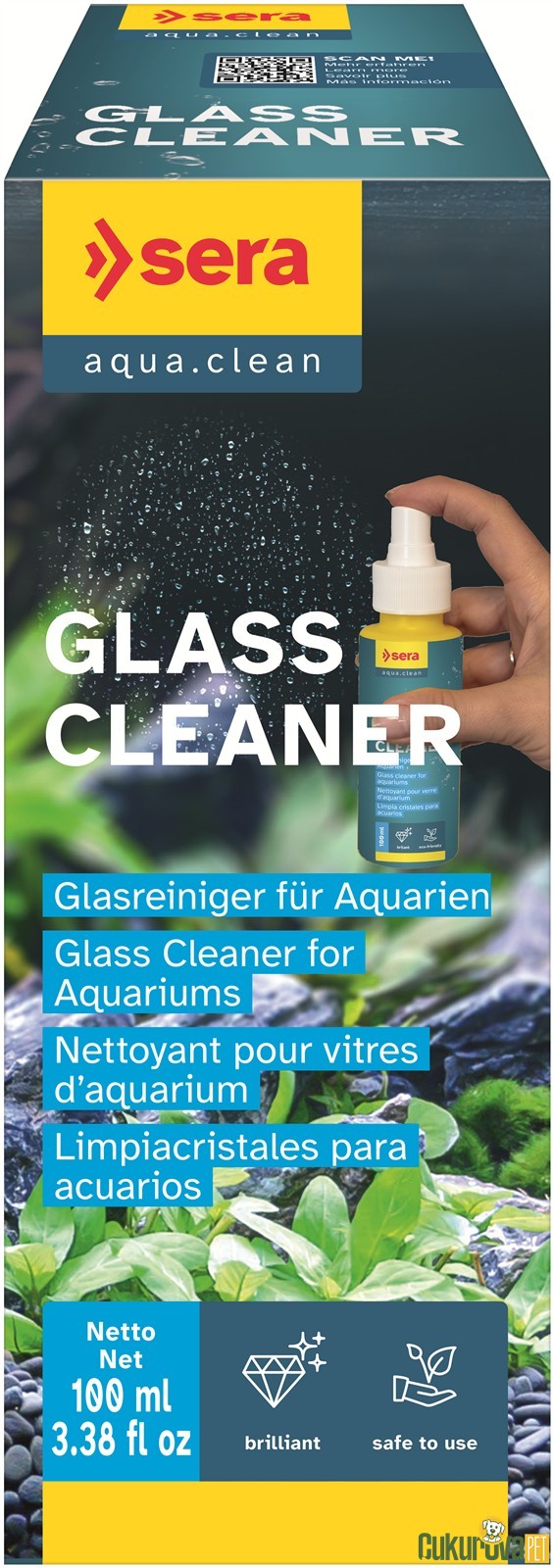 Sera Glass Cleaner Kireç Ve Leke Temizleyici 100 Ml