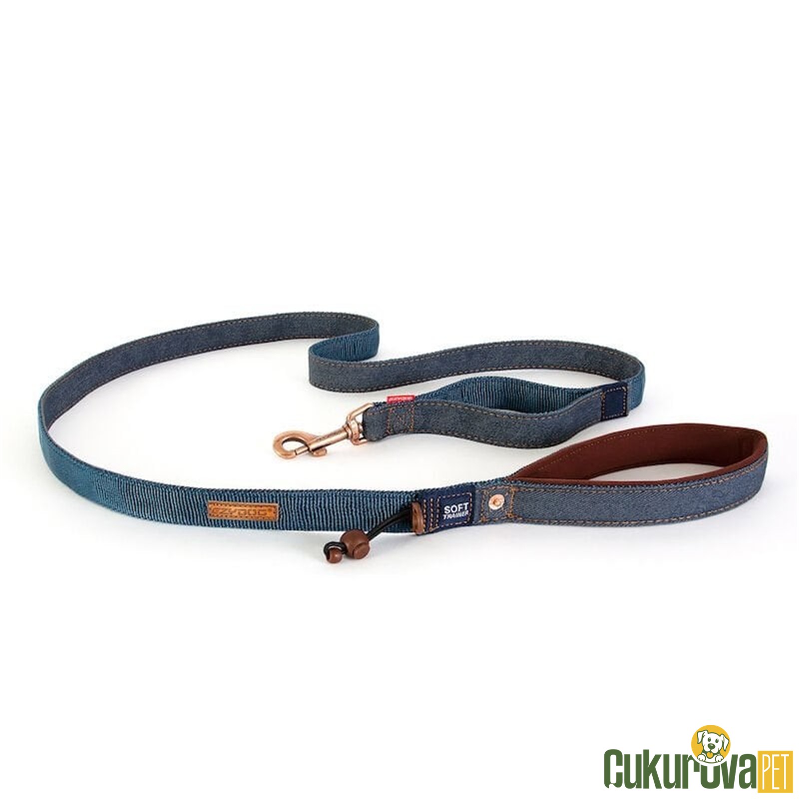 Ezydog Köpek Gezdi̇rme Kayışı Leashes Trainer Soft Lite 181 Cm - Denim