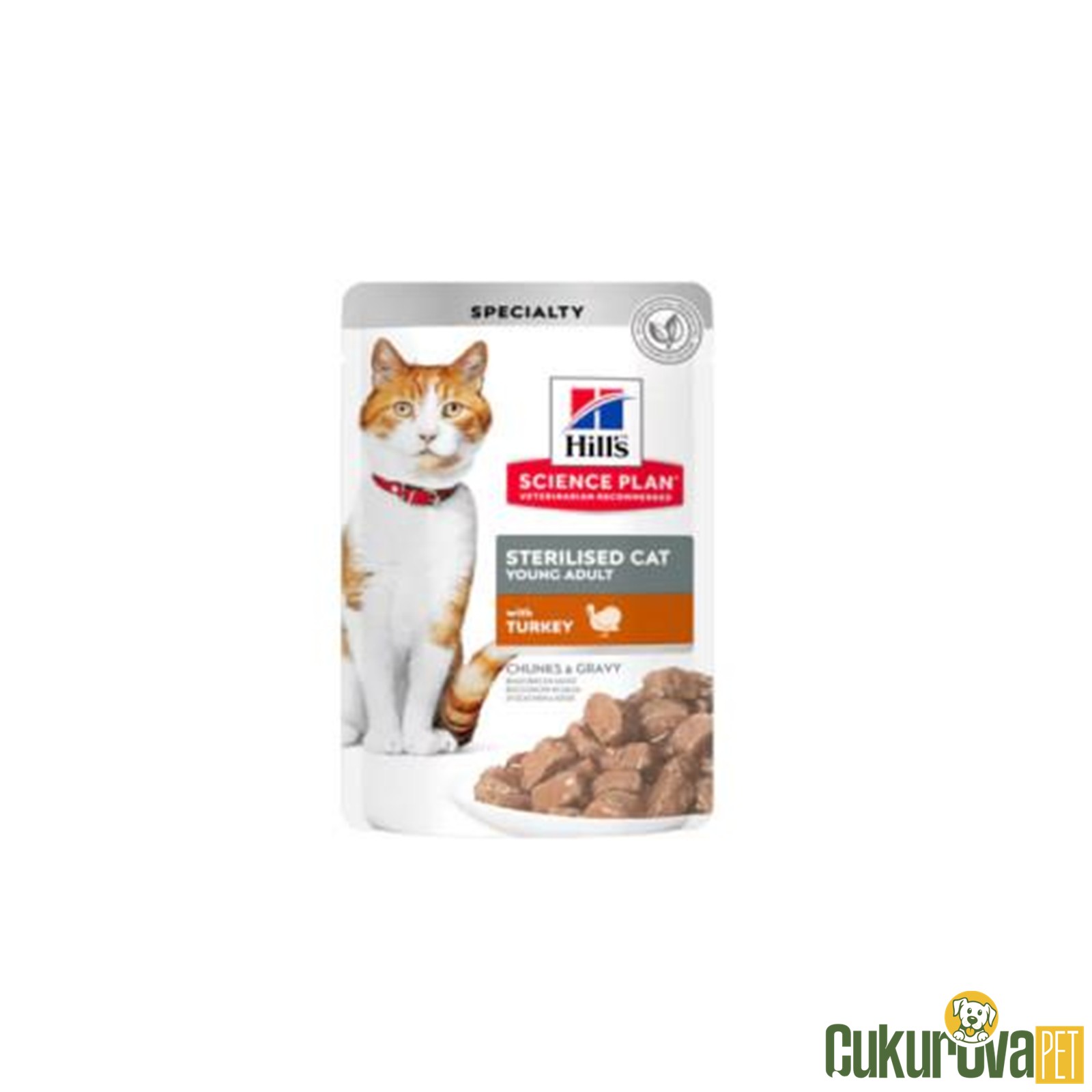 Hill's Pouch Hi̇ndi̇li̇ Kısırlaştırılmış Kedi̇ Konservesi̇ - 85 Gr