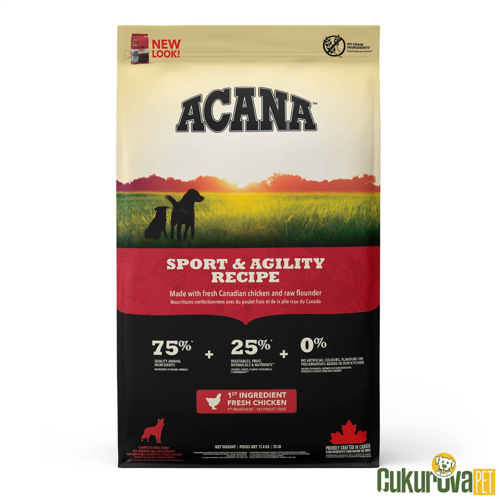 Acana Sport & Agility Recipe Tüm Yaşam Evreleri İçin Köpek Maması 11.4 Kg