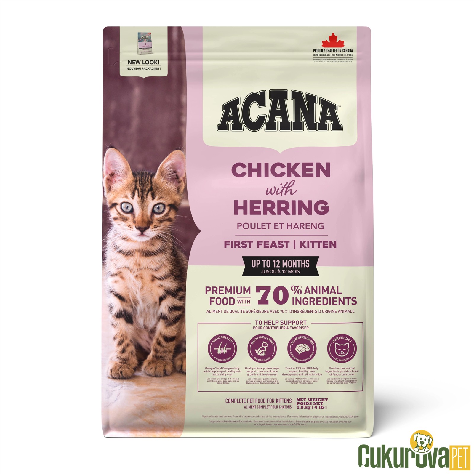 Acana First Feast Kitten Yavru Kedi̇ Maması 1.8 Kg