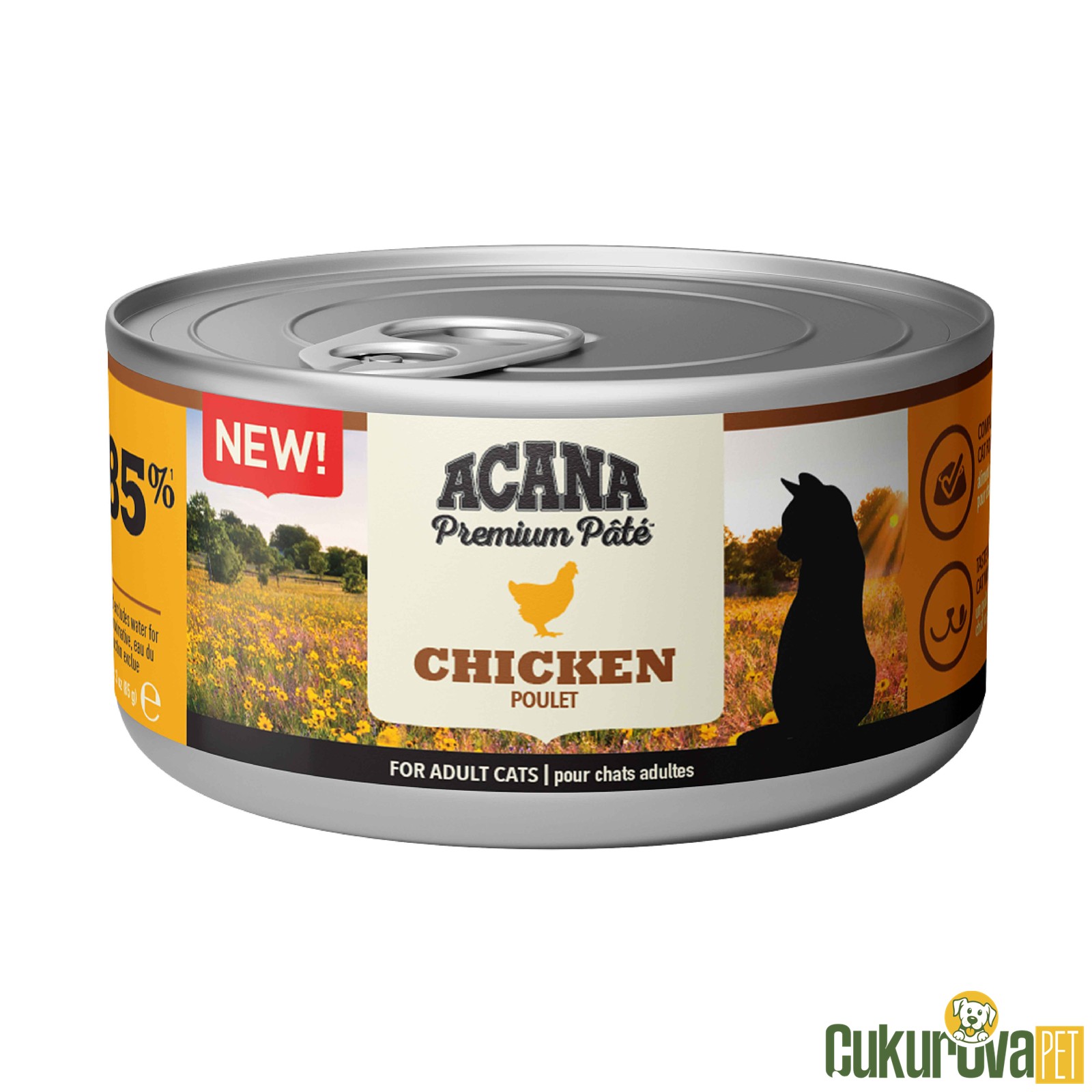 Acana Premium Pate Tavuk Etli̇ Yetişkin Kedi̇ Konservesi̇ 85 Gr