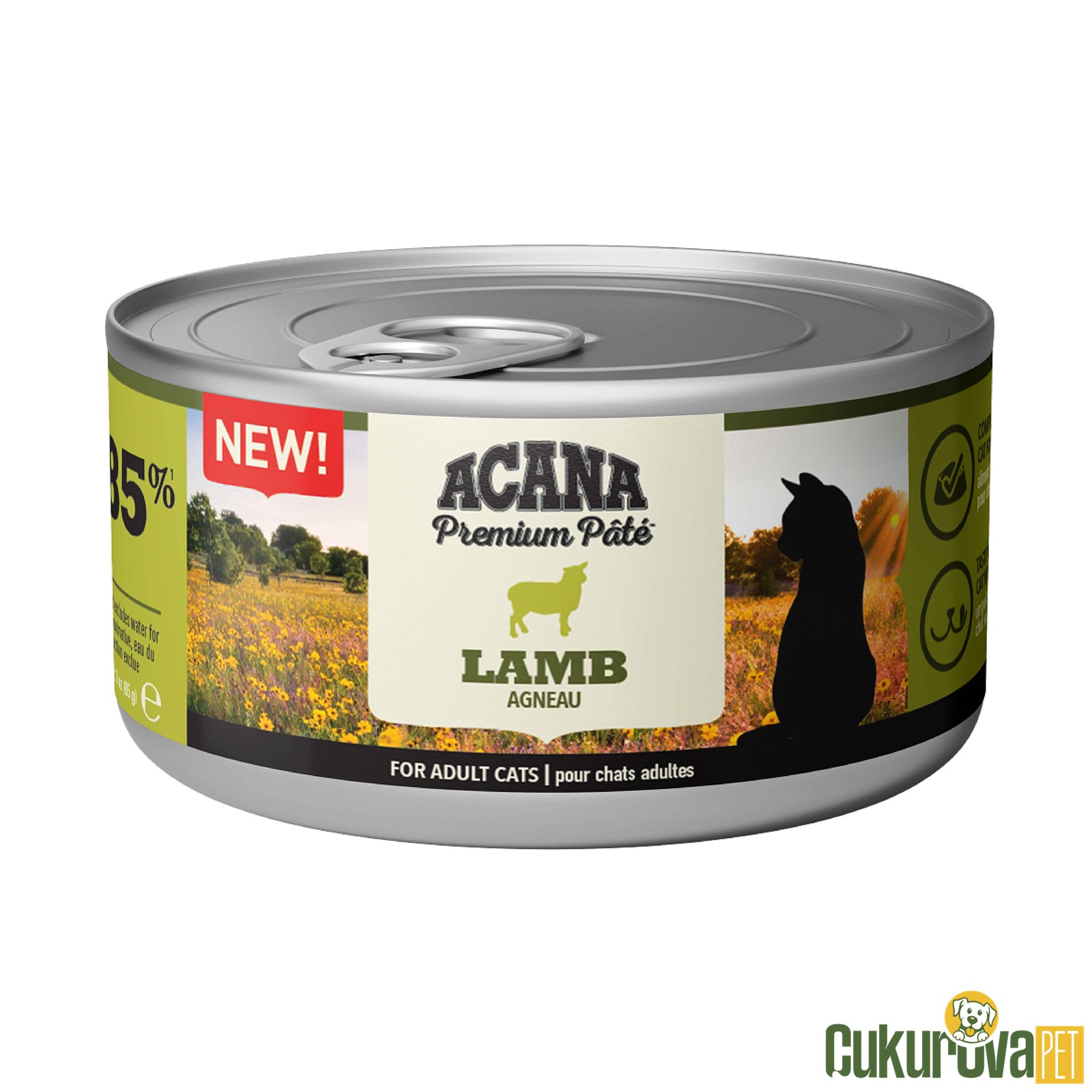 Acana Premium Pate Kuzu Etli̇ Yetişkin Kedi̇ Konservesi̇ 85 Gr