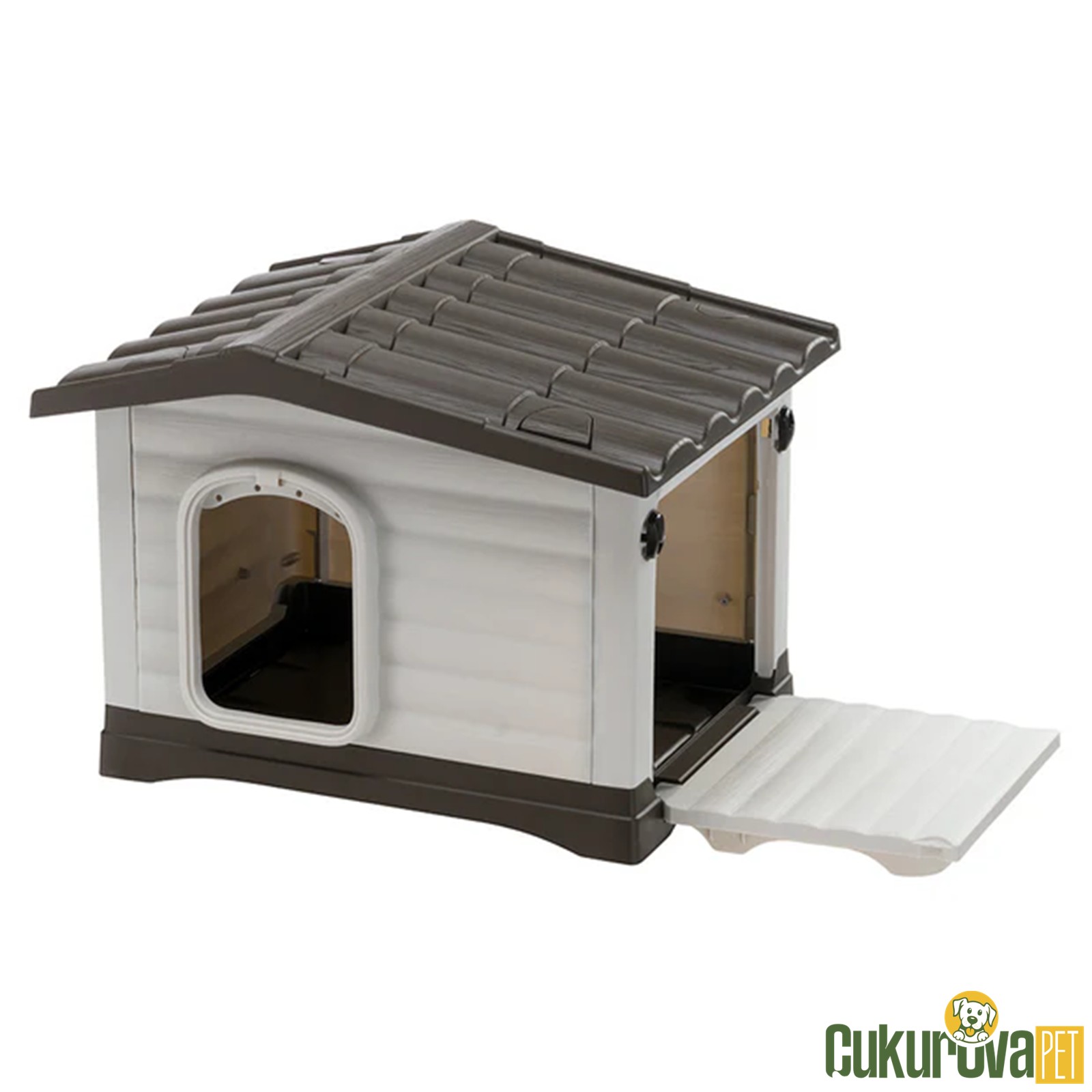 Ferplast Dog Vi̇lla 110 Plus Plastik Köpek Kulübesi̇