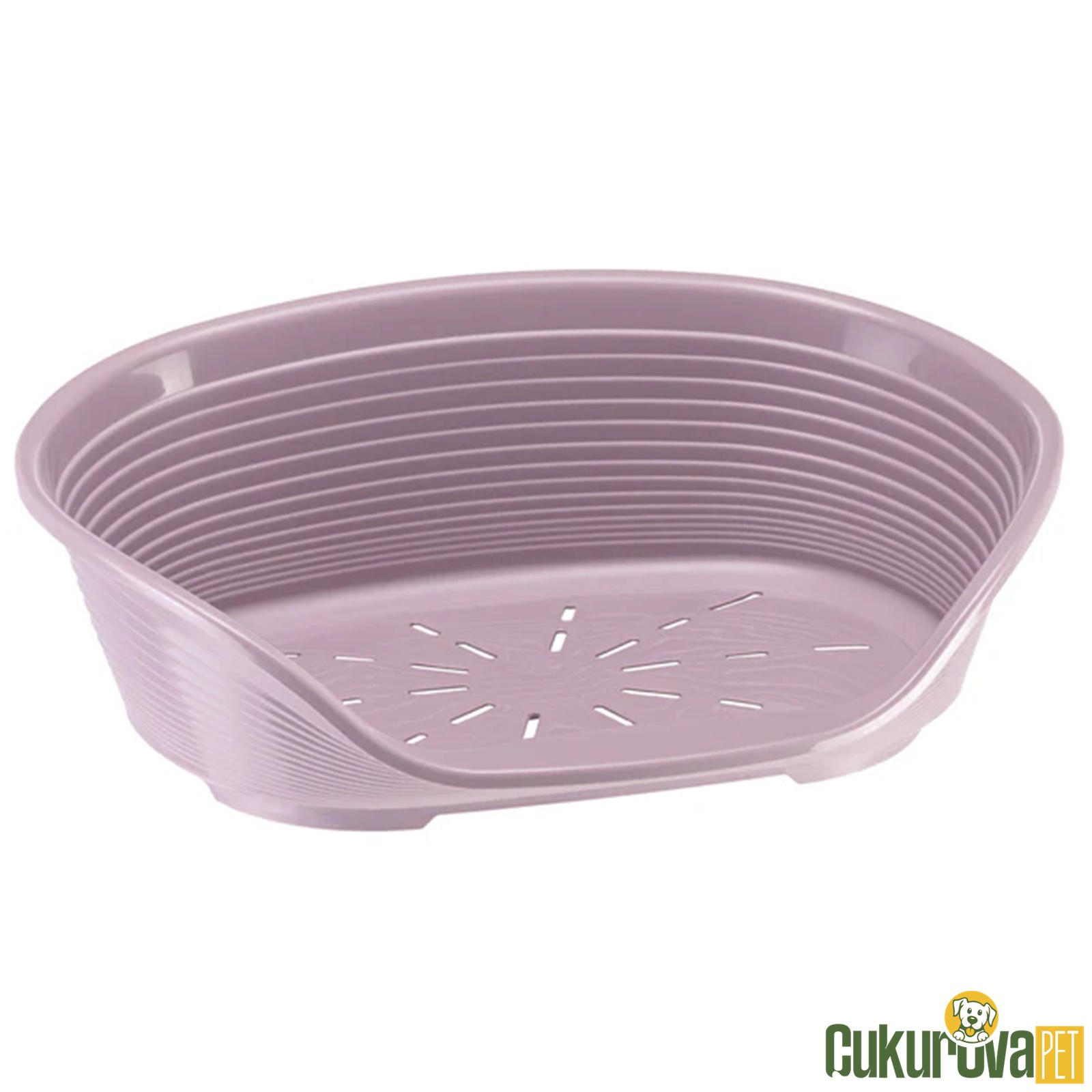 Ferplast Siesta Deluxe 2 Plastik Kedi ve Yavru Köpek Yatağı 49 x 36 x 17.5 Cm / Pembe