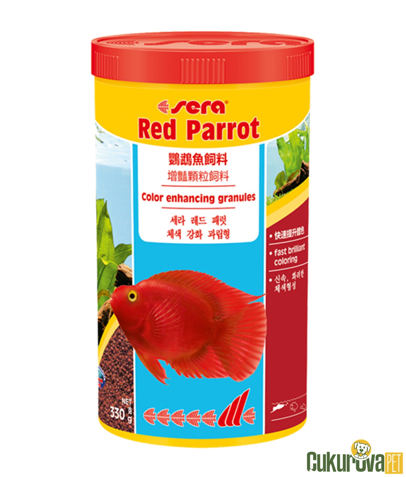 Sera Red Parrot Granül Yem 1000 Ml - 330 Gr