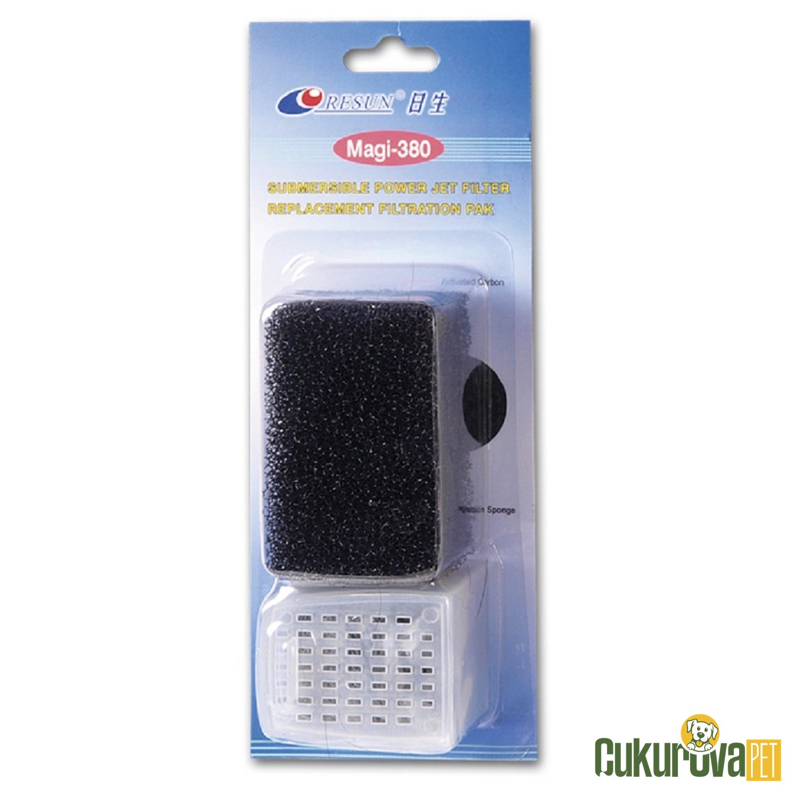 Resun Fi̇ltre Malzemesi̇ Magi 380 Sünger + Akti̇f Karbon
