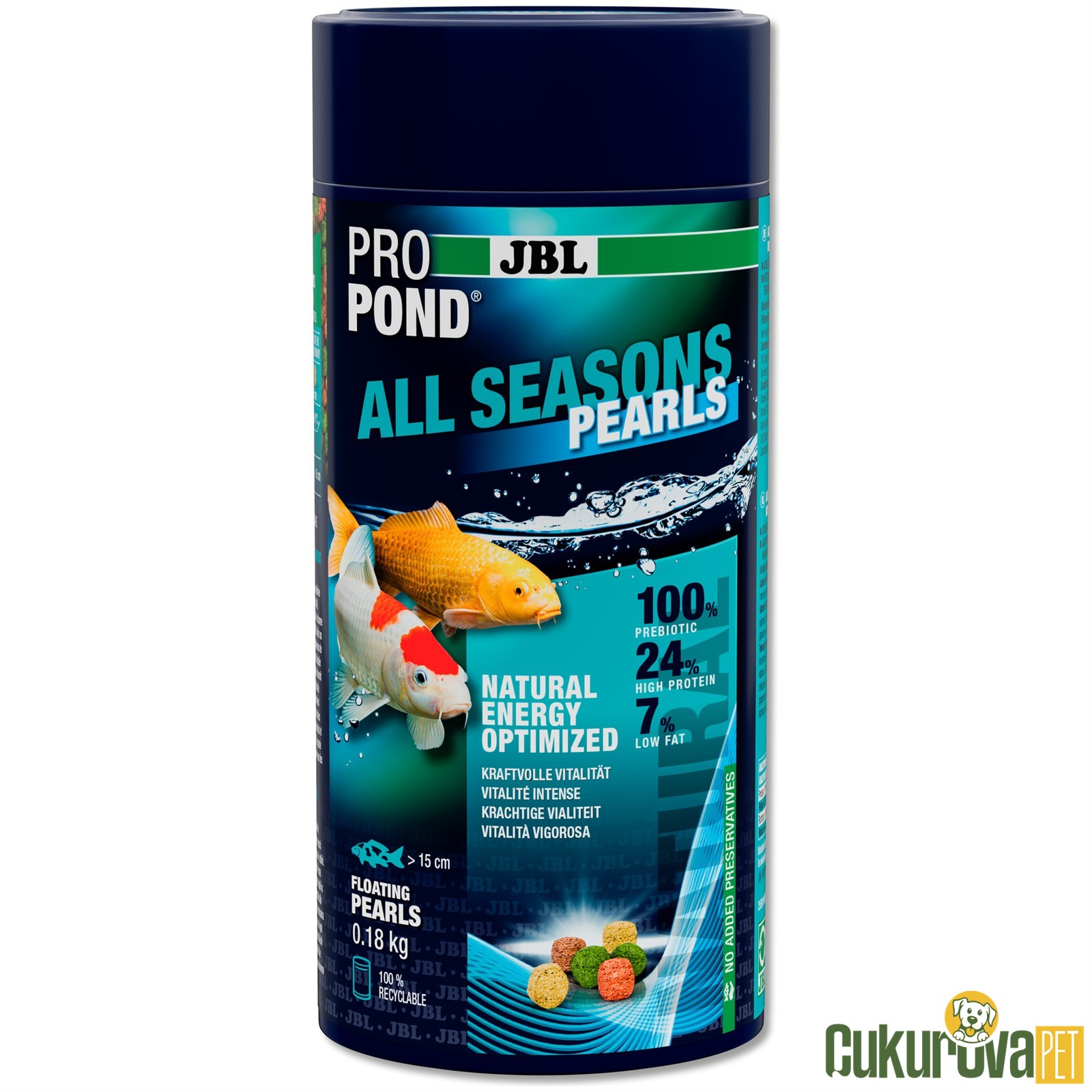 Jbl Propond All Seasons Pearls Granül Yem - 0.18 Kg - 1 L