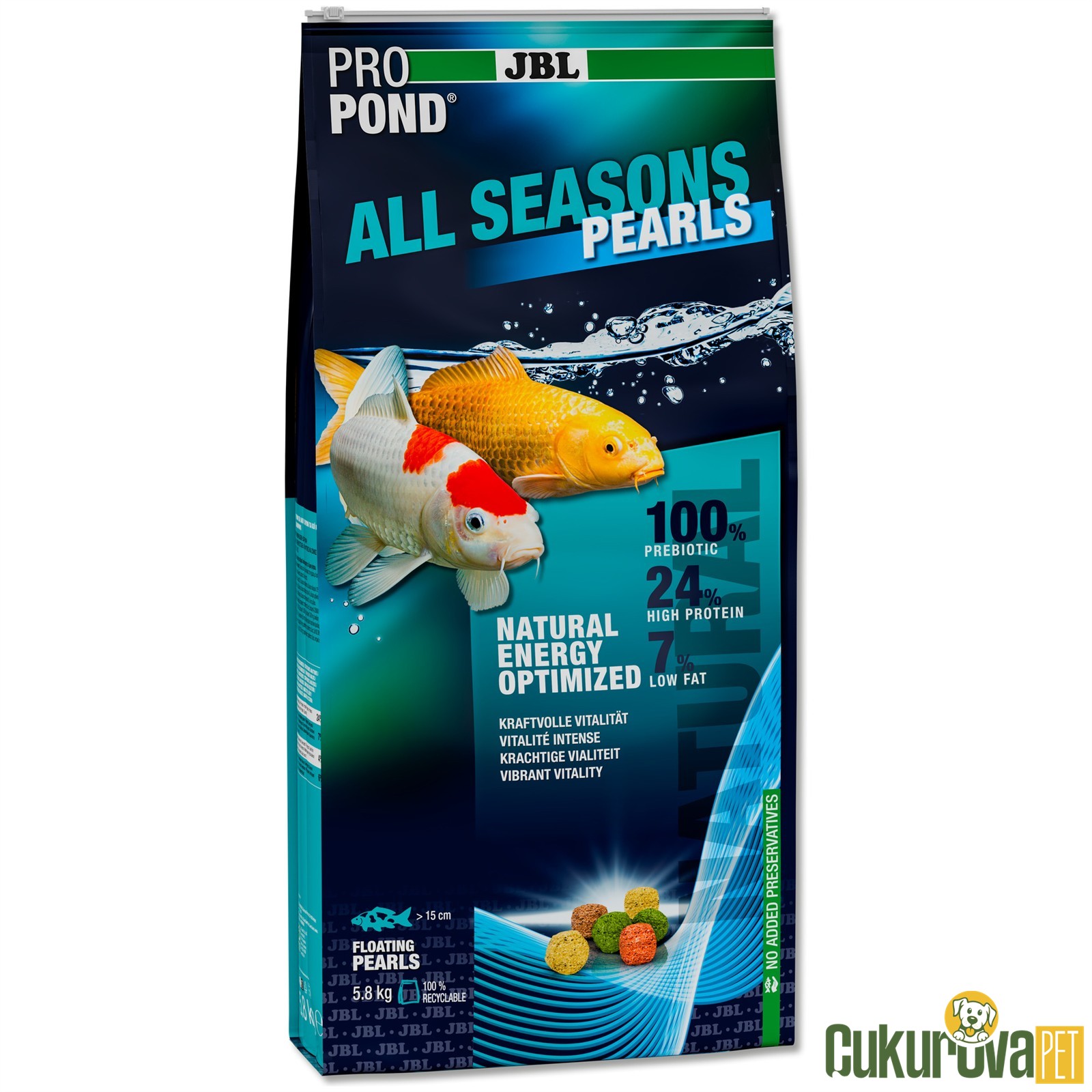Jbl Propond All Seasons Pearls Granül Yem 5.8 Kg - 32 L