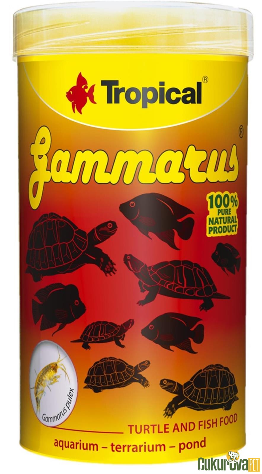 Tropical Gammarus Kaplumbağa Yemi 100 Ml - 12 Gr