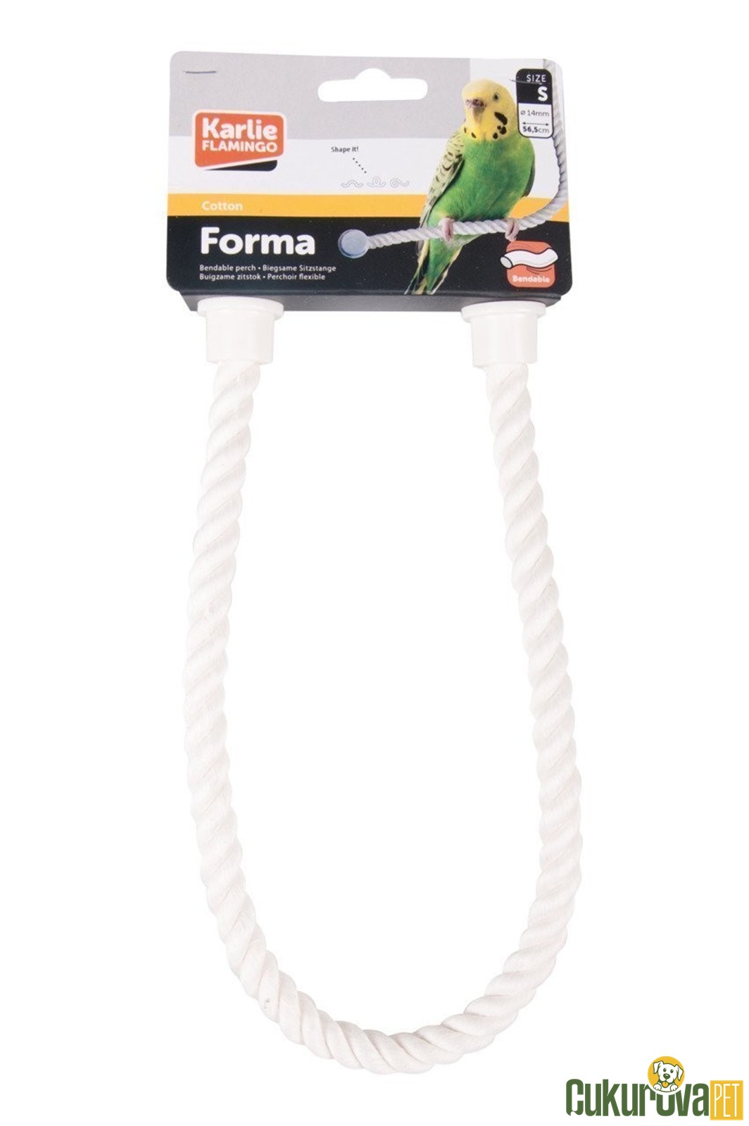 Karlie Forma Bükülebilir Kuş Tüneği S - 57 x 1.4 Cm