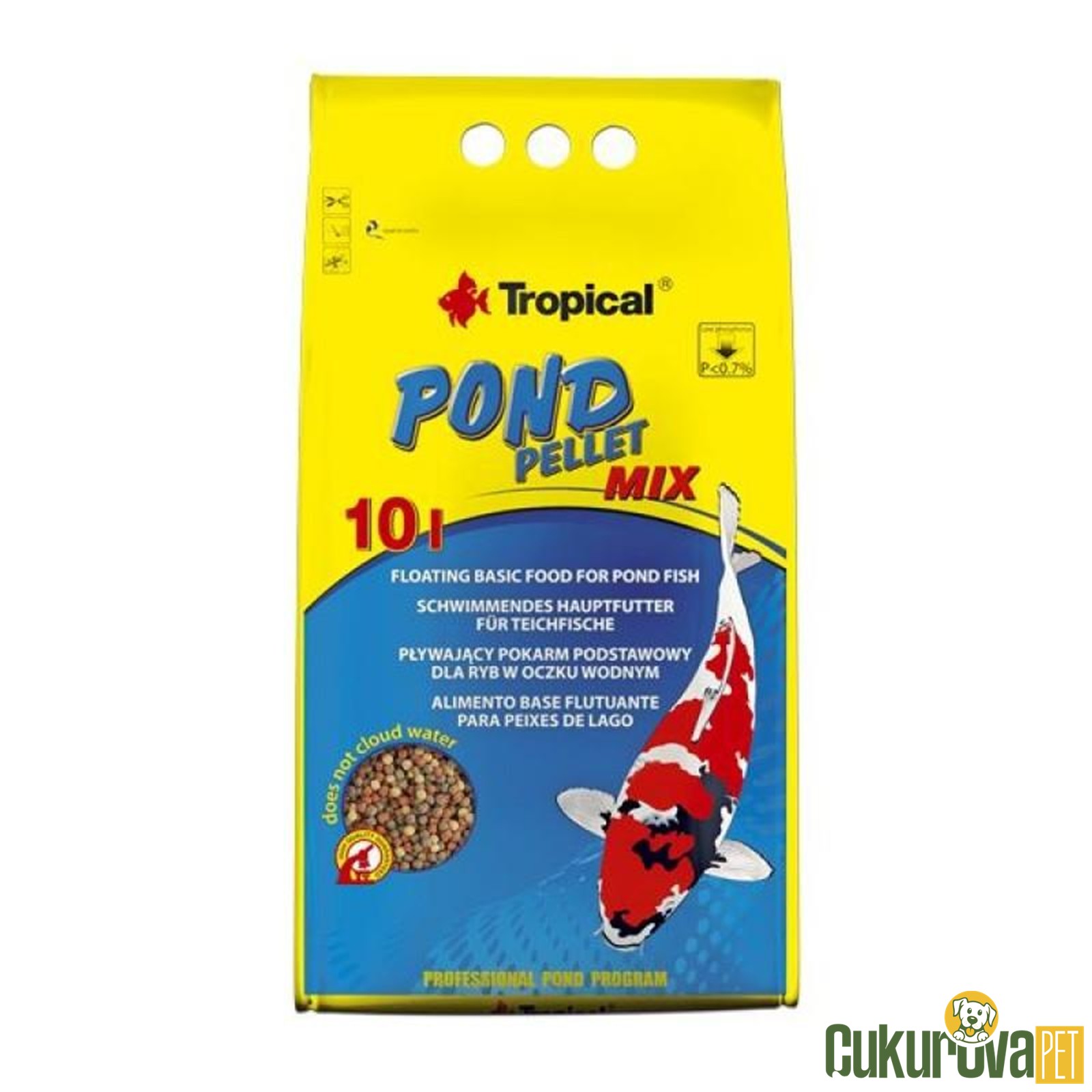 Tropical Pond Pellet Mix Size M 50 L - 5 Kg