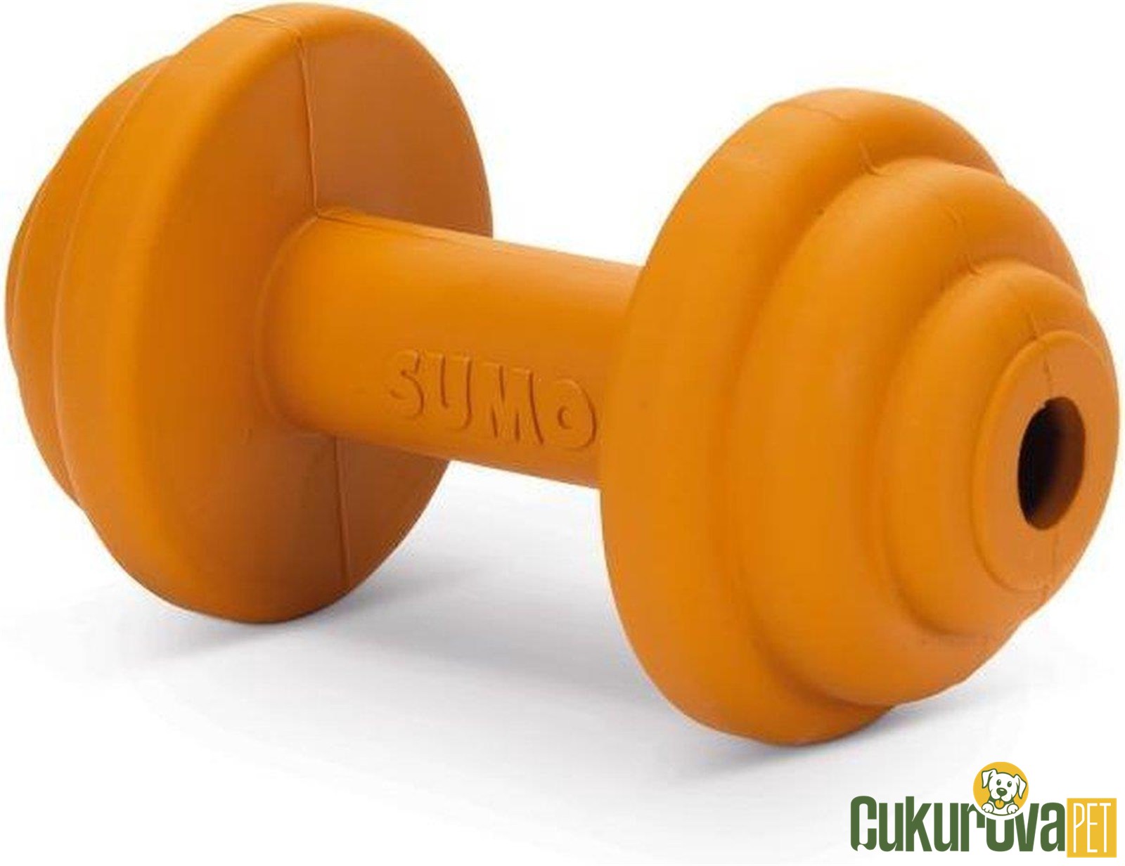 Beeztees Sumo Halter Şekli̇nde Dental Oyuncak Turuncu 13 x 7 Cm