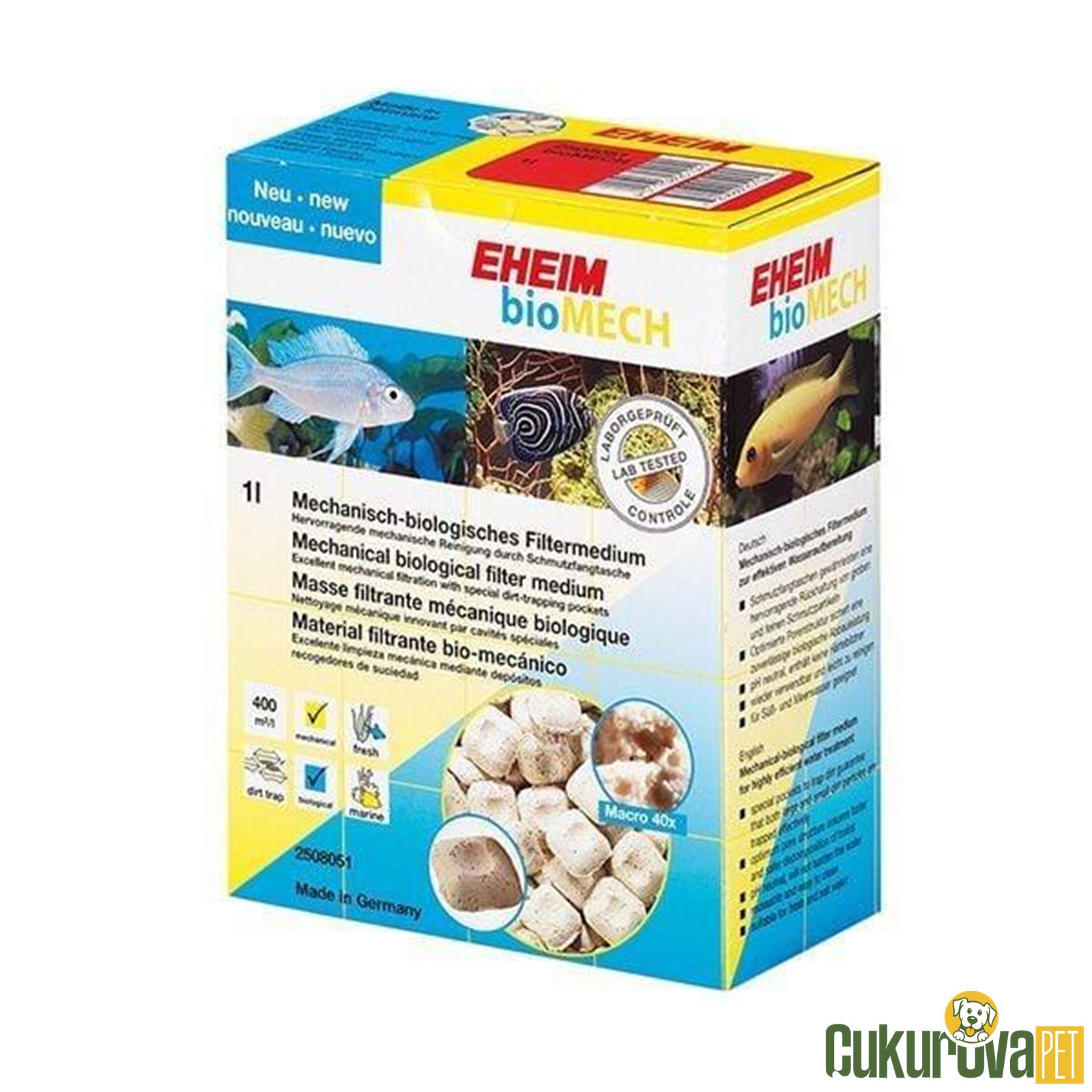 Eheim Biomech 1 L - 710 Gr Fi̇ltre Malzemesi̇