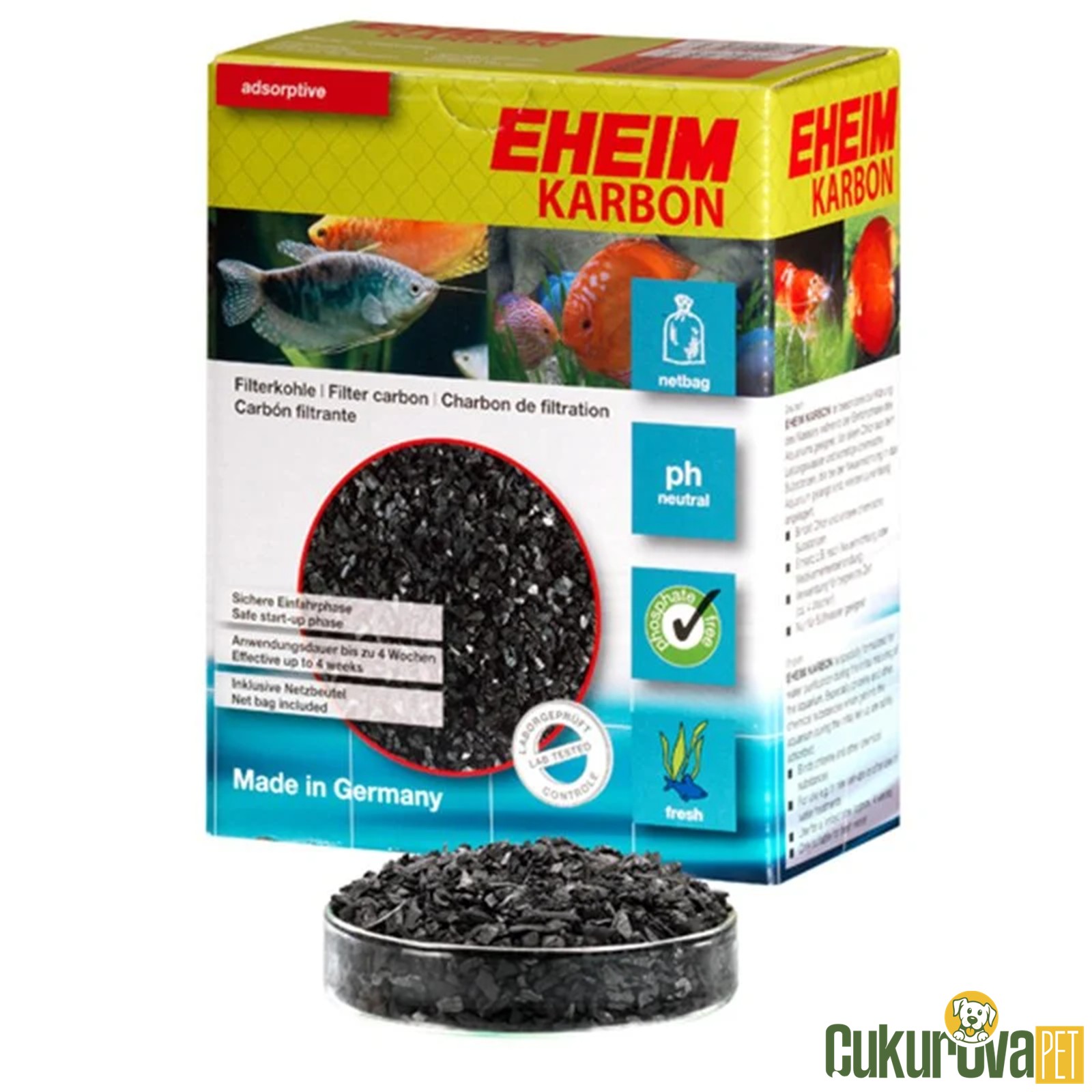 Eheim Carbon Fi̇leli̇ Karbon 1 L Fi̇ltre Malzemesi̇