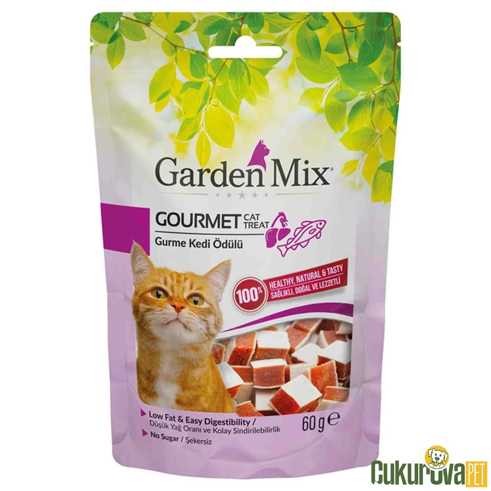 Gardenmix Gurme Balıklı Ve Tavuklu Kedi̇ Ödül Tableti̇ 60 Gr