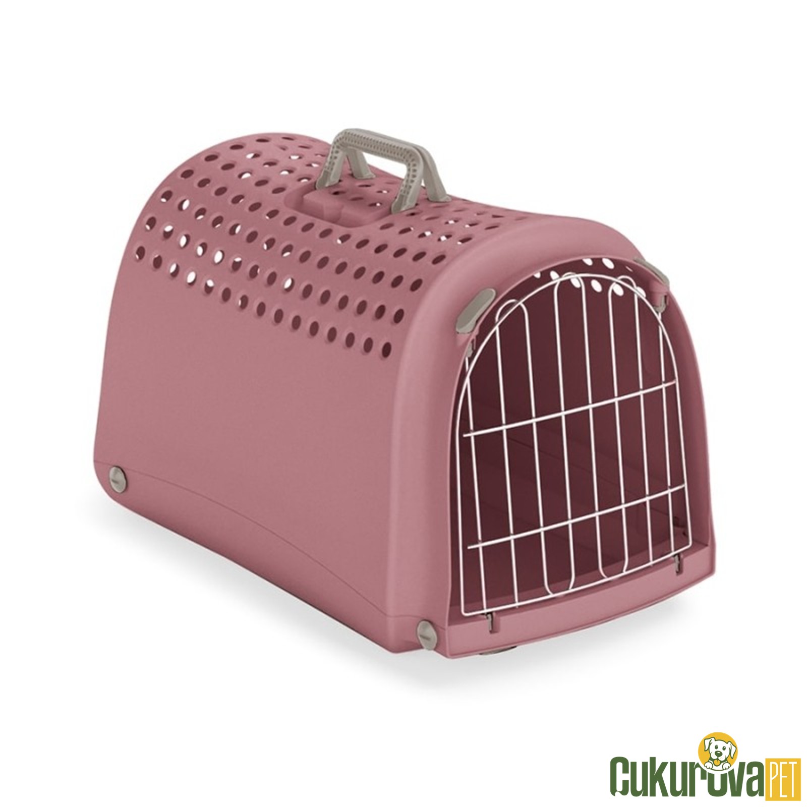 Imac Kedi & Köpek Taşıma Kafesi Linus Second Life - Pembe - 52.5 x 32 x 34.5 Cm