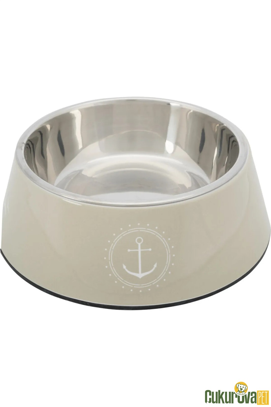 Trixie Köpek Mama Ve Su Kabı Melamin Paslanmaz Çeli̇k 400 Ml - 17 Cm - Kum Beji̇