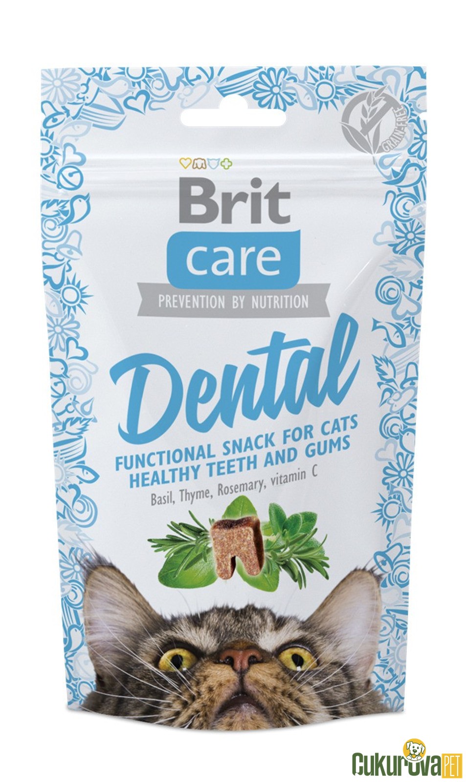 Brit Care Dental Diş Sağliğı İçin Tahılsız Kedi Ödül Maması 50 Gr