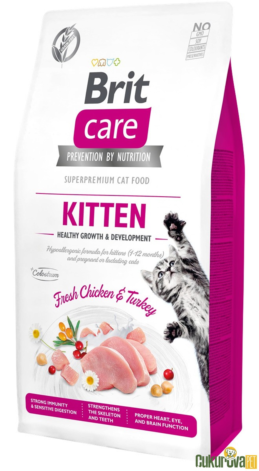 Brit Care Kitten Tavuklu Ve Hindili Yavru Kedi Maması 7 Kg