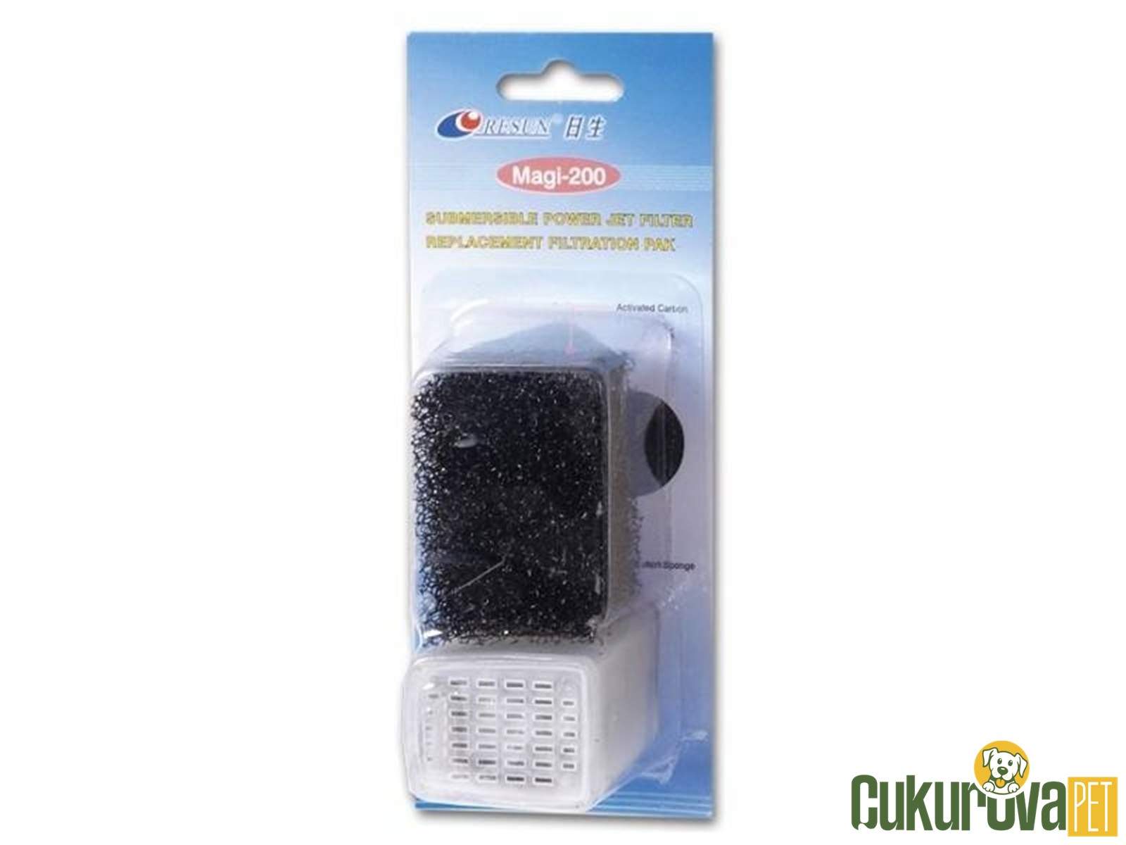 Resun Fi̇lte Malzemesi̇ Magi 200 Sünger + Akti̇f Karbon