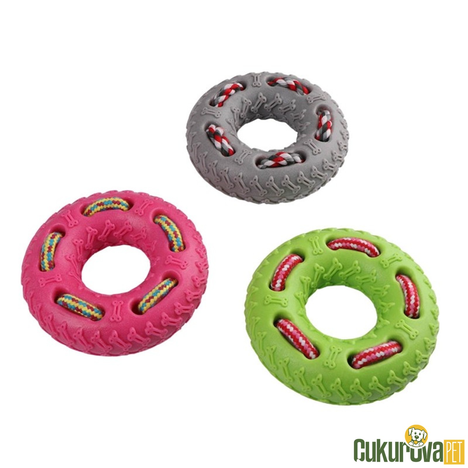 Eastland Köpek Oyuncağı İpli̇ Plastik Halka 12.5 Cm