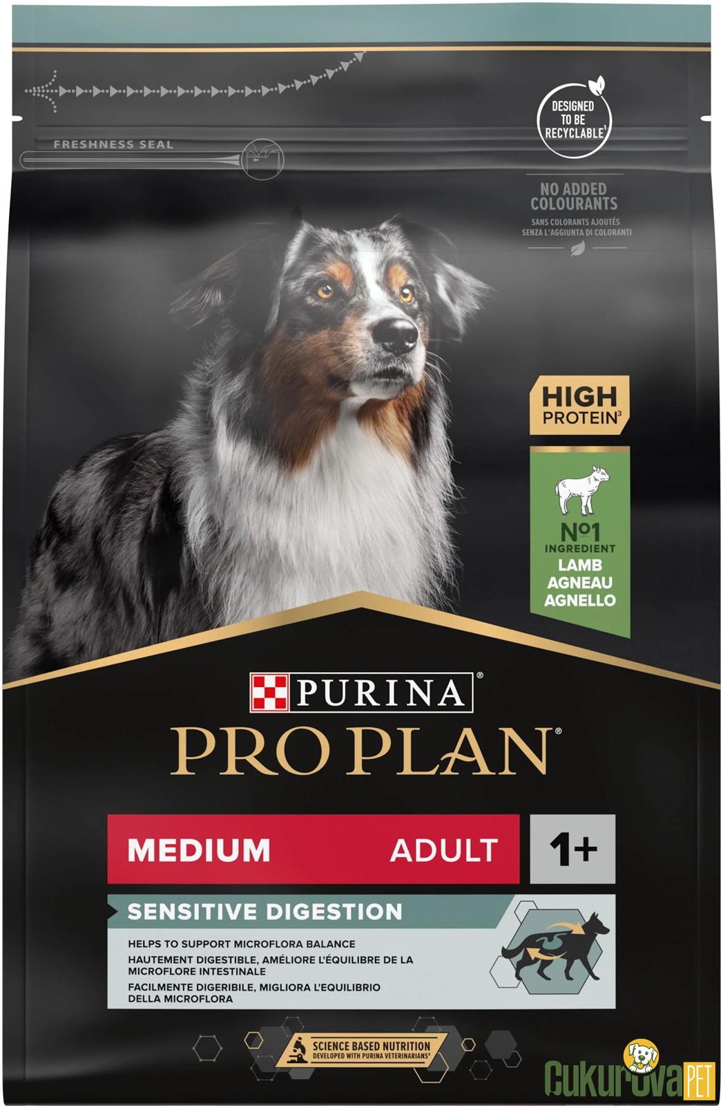 Pro Plan Medium Adult Sensitive Digestion Kuzulu Yetişkin Köpek Maması 3 Kg