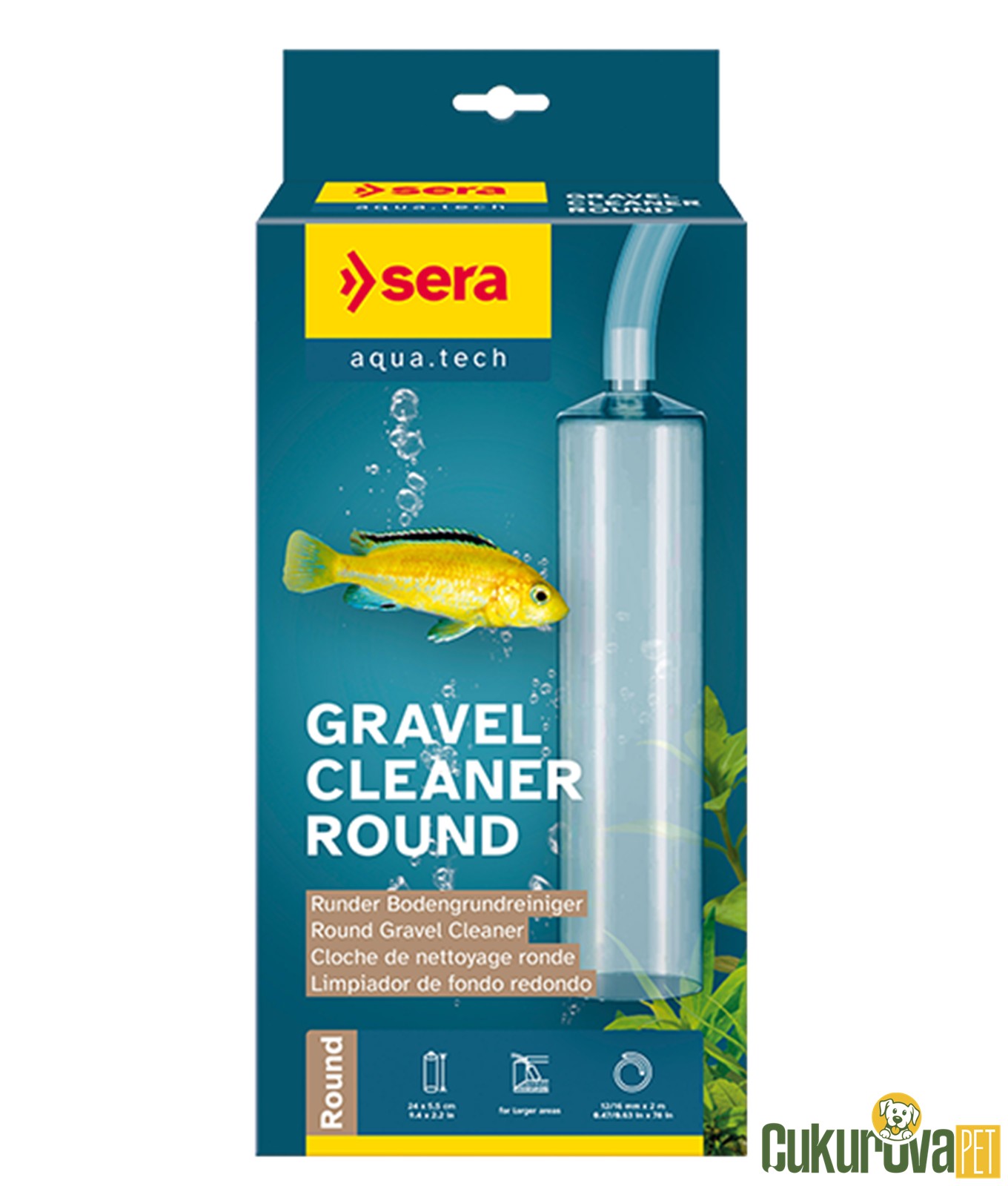 Sera Akvaryum Di̇p Süpürge Gravel Cleaner Round