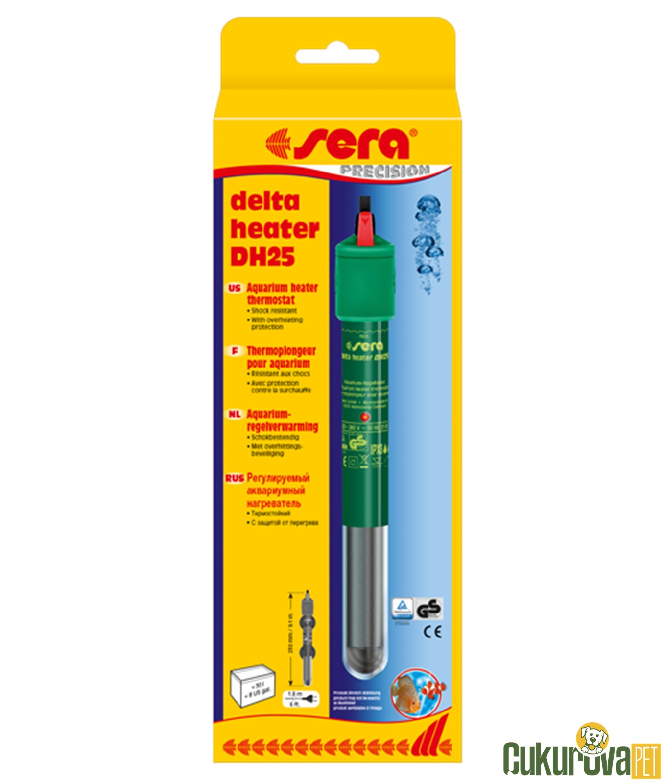 Sera Delta Akvaryum Isıtıcısı 25 W